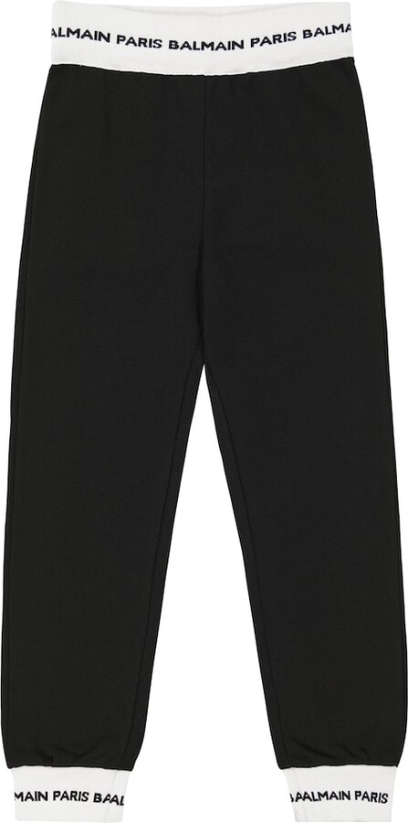 Balmain Kids Cotton jersey sweatpants