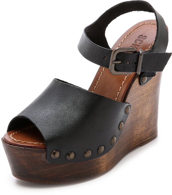 Schutz Emiliah Wedge Sandals - ShopStyle