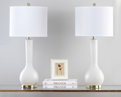 Safavieh Long Neck Ceramic Table Lamp (Set of 2)