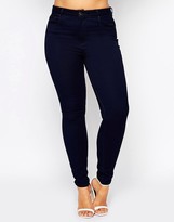 Thumbnail for your product : ASOS CURVE Ridley Super Soft Skinny Jean In Deep Indigo