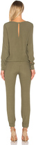 Thumbnail for your product : Monrow V Neck Long Sleeve Jumpsuit