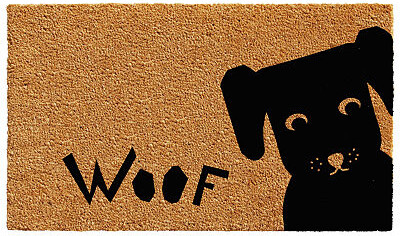 Calloway Mills Woof Outdoor Rectangular Doormat