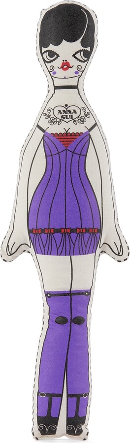 ANNA SUI MINI SSENSE Exclusive Kids Purple Plush Toy