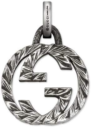 Gucci Interlocking G charm in silver