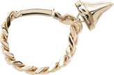 Thumbnail for your product : Givenchy Pale Gold Shark Tooth Bracelet