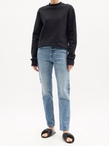 Thumbnail for your product : Raey Track High-rise Straight-leg Jeans - Light Blue