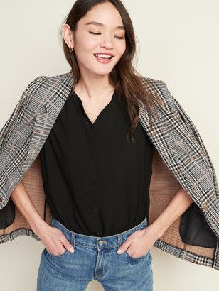 Old Navy Shirred Button-Front Blouse for Women