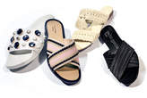 Thumbnail for your product : Rag & Bone Keaton Flat Crisscross Canvas Slide Sandal, Neutral