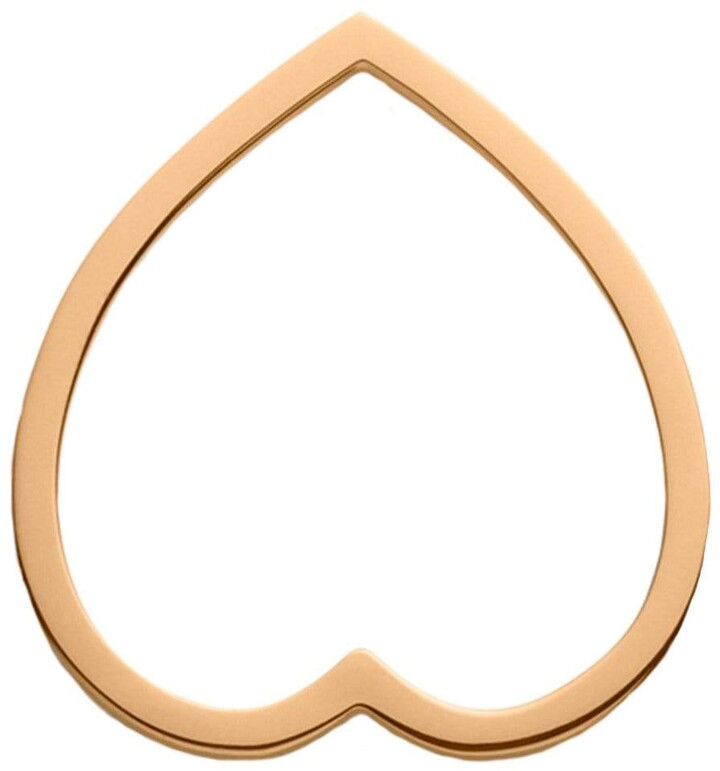 Repossi Rose Gold Antifer Pave Diamond Heart Ring - ShopStyle
