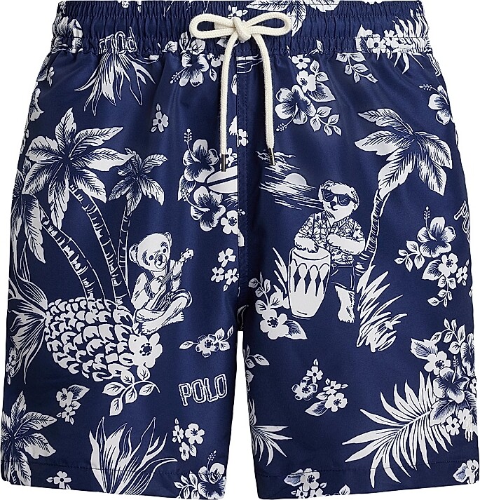 Polo Ralph Lauren Men S 5 75 Traveler Polo Bear Swim Trunks Two