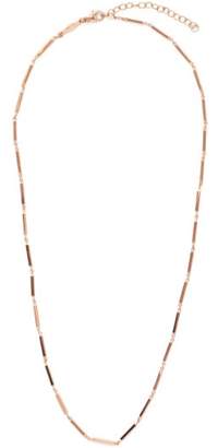 Jacquie Aiche Rose Gold Bar Necklace - Womens - Rose Gold