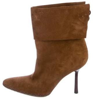 Gucci Suede Ankle Boots Brown Suede Ankle Boots