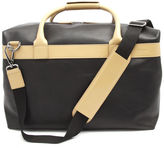 Thumbnail for your product : Estime James Black Canvas and Leather Weekend Bag - Sale