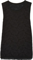 Thumbnail for your product : Giambattista Valli Embroidered wool top