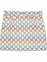 Thumbnail for your product : Gucci Children GG cotton jacquard skirt