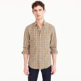 Thumbnail for your product : J.Crew Slim stretch Secret Wash shirt in bronze plaid