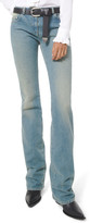 Thumbnail for your product : Michael Kors Collection Faded Wash Monogram Stovepipe Jeans