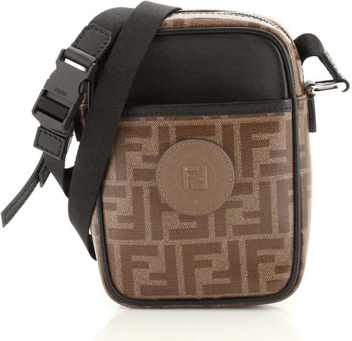 1974 mini double f canvas crossbody bag