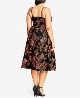 Thumbnail for your product : City Chic Trendy Plus Size Strapless Fit & Flare Dress