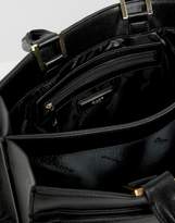 Thumbnail for your product : Dune Dalis Black Tote Bag With V Bar Detail