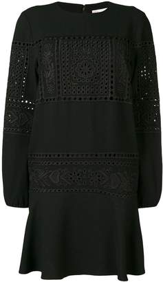 RED Valentino lace embroidered dress