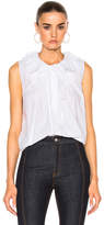 Thumbnail for your product : Chloé Crushed Cotton Popeline Sleeveless Top