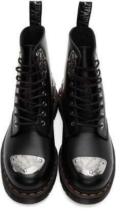 1460 king nerd smooth leather hardware boots