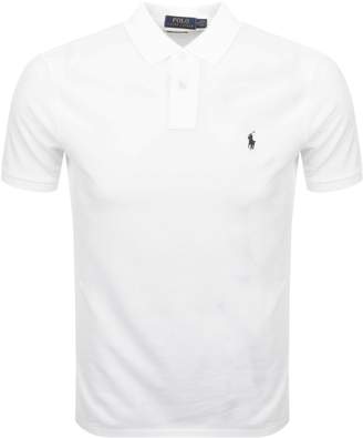 Ralph Lauren Custom Slim Fit Polo T Shirt White