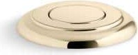 Kohler Garbage Disposal Air Switch Button in Vibrant French Gold