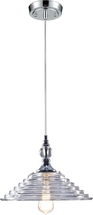 Dale Tiffany Arena Mini Pendant Polished Chrome in finish
