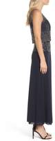 Thumbnail for your product : Pisarro Nights Beaded Tiered Popover Gown