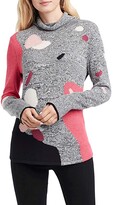 Thumbnail for your product : Nic+Zoe Petite Abstract Intarsia Sweater Women's Clothing