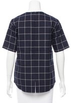 Thumbnail for your product : Kule Plaid Short Sleeve Top w/ Tags