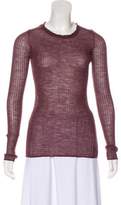 Thumbnail for your product : Marc by Marc Jacobs Semi-Sheer Long Sleeve Top