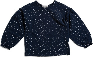 TJMAXX Girls Printed Knit Top, Cotton/Polyester