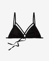 Thumbnail for your product : Express Solid Strappy Adjustable Triangle Bikini Swim Top