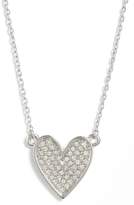 Thumbnail for your product : Vince Camuto Pave Heart Pendant Necklace