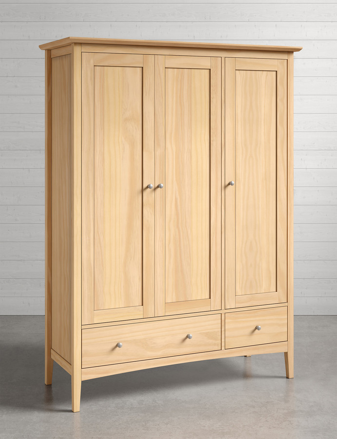 Marks and Spencer Hastings Light Natural Triple Wardrobe ShopStyle