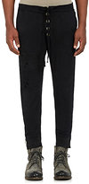 Thumbnail for your product : Greg Lauren Men's Distressed Cotton Twill Lounge Pants