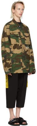 Off-White Off White Multicolor Camouflage Field Jacket