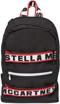 Stella McCartney Kids Logo Straps Nylon Backpack