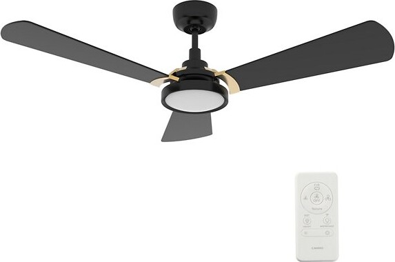 Carro USA Brisa 52-Inch LED Smart Ceiling Fan in White, 3 Blades