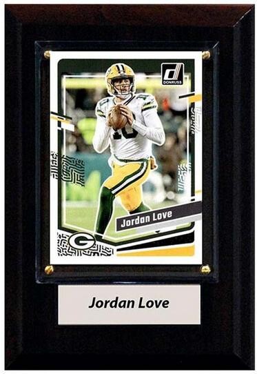 C and I Collectables Inc C and I Collectables Green Bay Packers Jordan Love 4"x6" Plaque