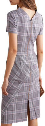 Roland Mouret Bowland Checked Wool Dress