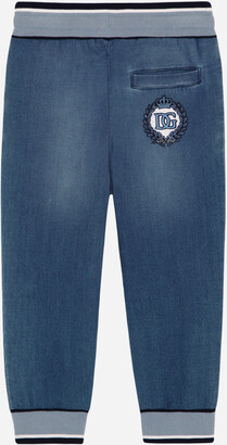 Dolce & Gabbana Jersey denim jogging pants