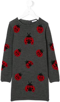 Dolce & Gabbana Kids ladybug knitted dress