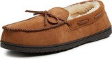 Thumbnail for your product : Dearfoams Men's Suede Moccasin with Tie Slipper
