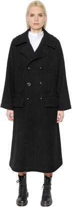 Y's Double Breasted Wool Drill Coat