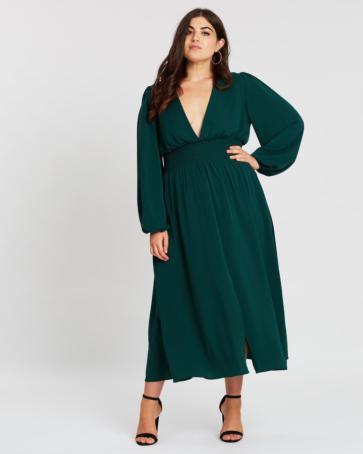 long sleeve maxi dress size 20
