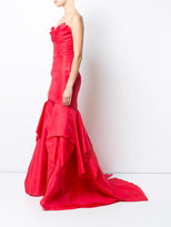 Thumbnail for your product : Monique Lhuillier ruffled gown